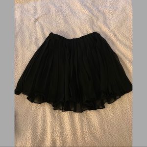 Madewell black skirt size 0